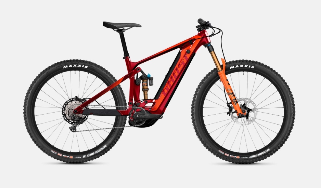 Ghost E-Riot Trail CF Pro - Dark Red Orange